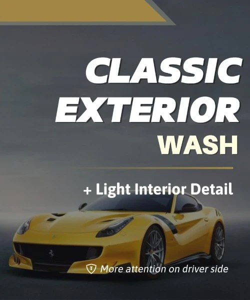 Classic Exterior Wash & Light Interior Detail