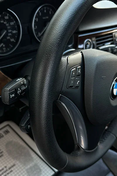 Restored Dashboard Trim Steering Wheel After Picture