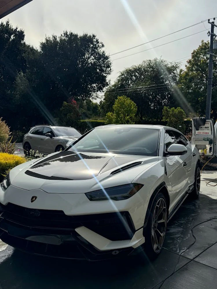 Lamborghini Urus exterior detailing San Jose mobile service at customer location