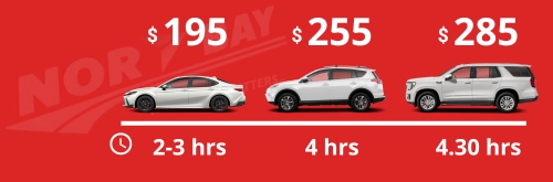 Interior Detail – Prices per vehicle type