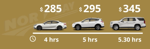 Heavy Interior Detail – Prices and service times per vehicle type