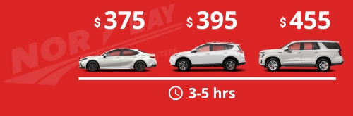 Paint Correction Step 2 Prices per vehicle size