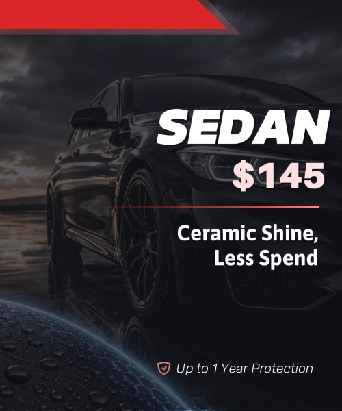 Paint Sealant Package for Sedan Vehicles - Ceramic Coating Alternative